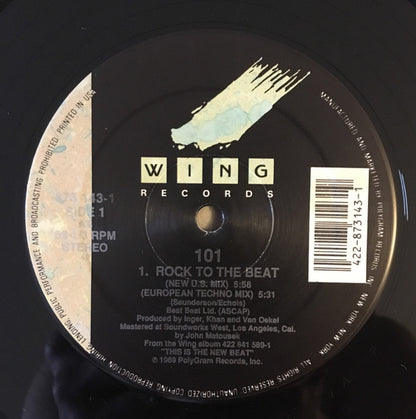 101 : Rock To The Beat (12", 49,)