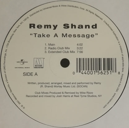 Remy Shand : Take A Message (12")