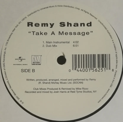 Remy Shand : Take A Message (12")