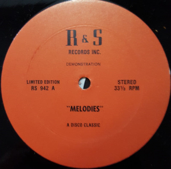 Made In USA / Alessandro Novaga : Melodies / Electronic Drums (12", Ltd, Unofficial)