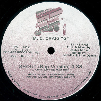 M. C. Craig "G"* : Shout (12")