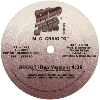 M. C. Craig "G"* : Shout (12")