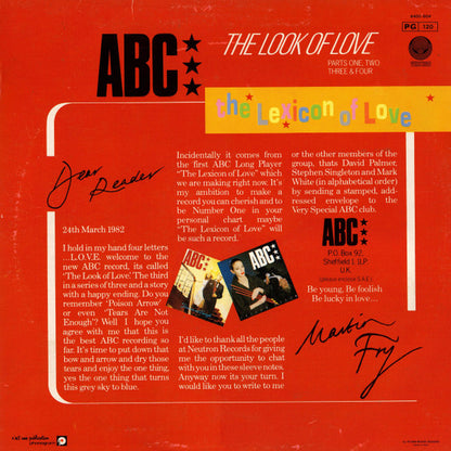 ABC : The Look Of Love (Parts One, Two, Three & Four) (12", Maxi)