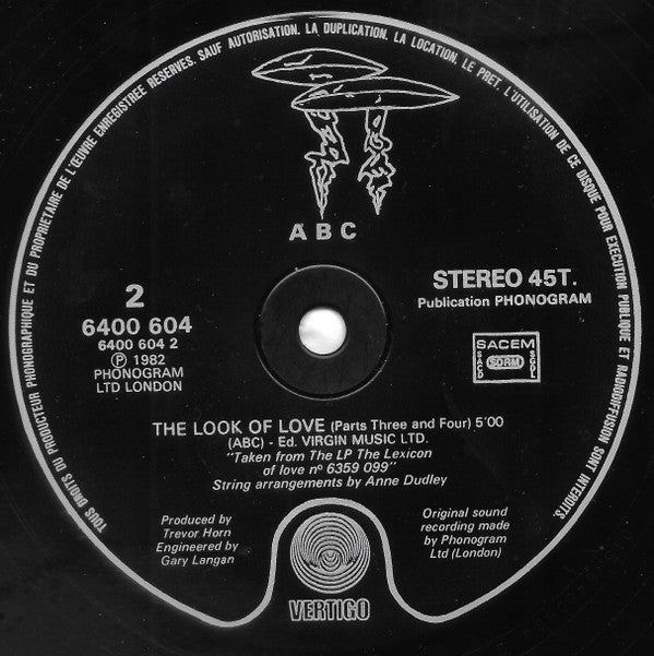 ABC : The Look Of Love (Parts One, Two, Three & Four) (12", Maxi)