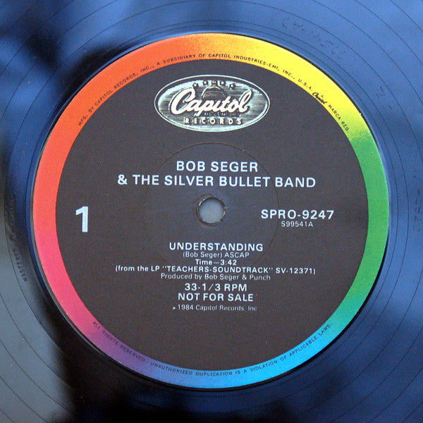 Bob Seger And The Silver Bullet Band : Understanding (12", Single, Promo)