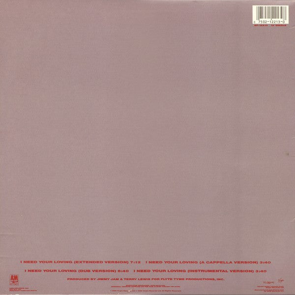 The Human League : I Need Your Loving (12", Single, RCA)