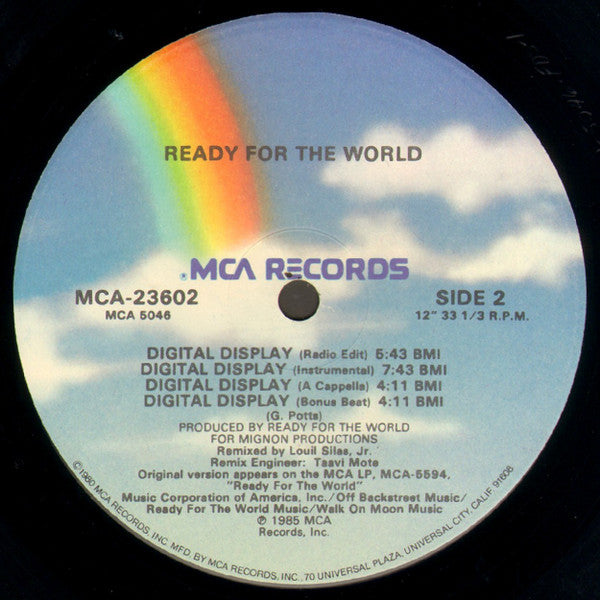 Ready For The World : Digital Display (12" Version) (12")