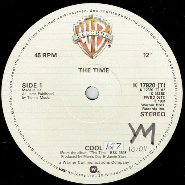 The Time : Cool (12")