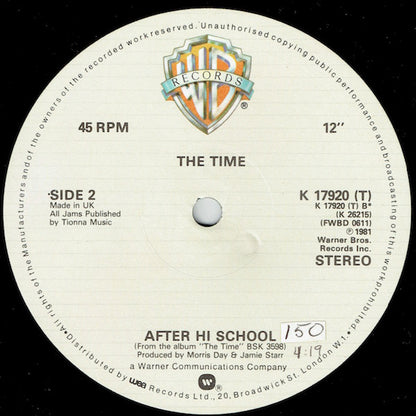The Time : Cool (12")