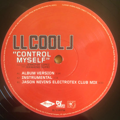 LL Cool J Featuring Jennifer Lopez And Jermaine Dupri : Control Myself (12")