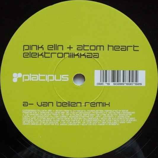 Pink Elln & Atom Heart : Elektroniikkaa (12")
