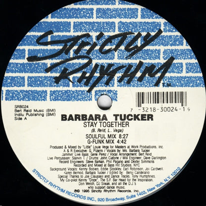 Barbara Tucker : Stay Together (2x12")