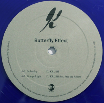 DJ Krush : Butterfly Effect (2xLP, Album, Dlx, Ltd, Blu)