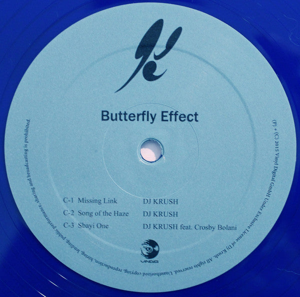 DJ Krush : Butterfly Effect (2xLP, Album, Dlx, Ltd, Blu)