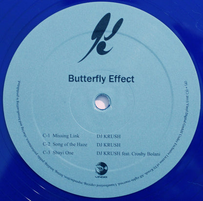 DJ Krush : Butterfly Effect (2xLP, Album, Dlx, Ltd, Blu)