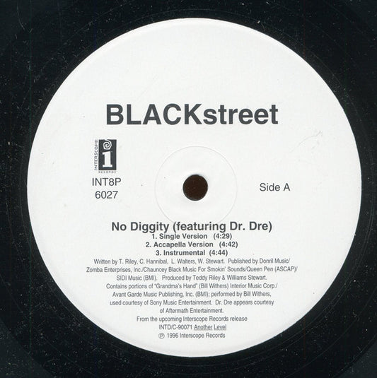 Blackstreet : No Diggity (12")
