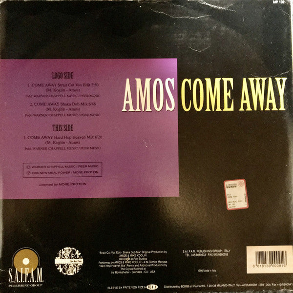 Amos : Come Away (12")