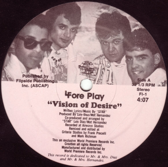 4 Play (3) : Vision Of Desire (12")