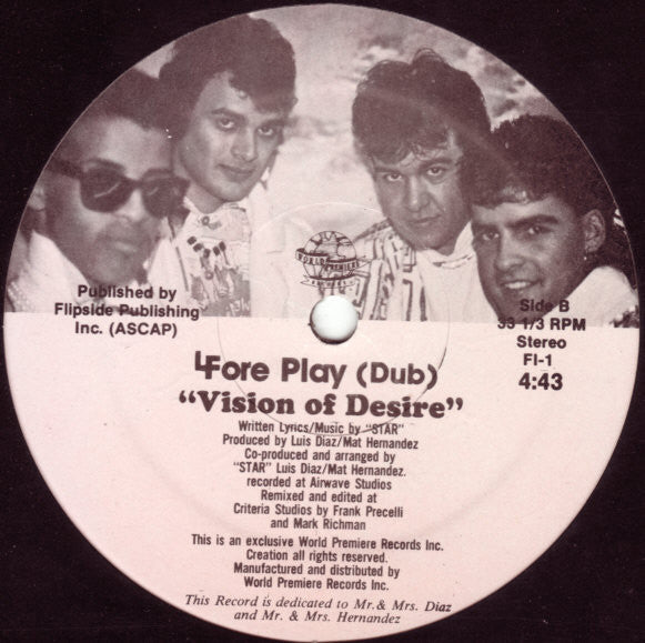 4 Play (3) : Vision Of Desire (12")