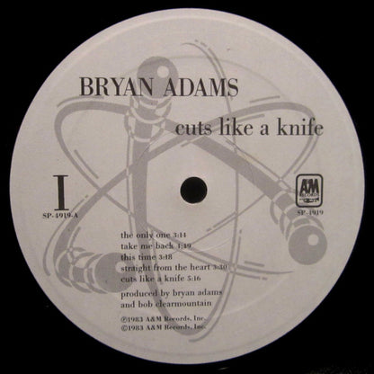 Bryan Adams : Cuts Like A Knife (LP, Album, Ele)