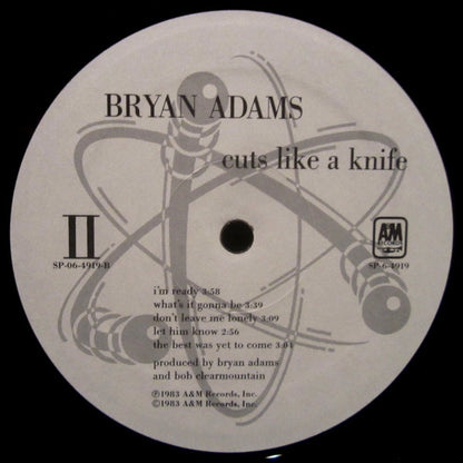 Bryan Adams : Cuts Like A Knife (LP, Album, Ele)