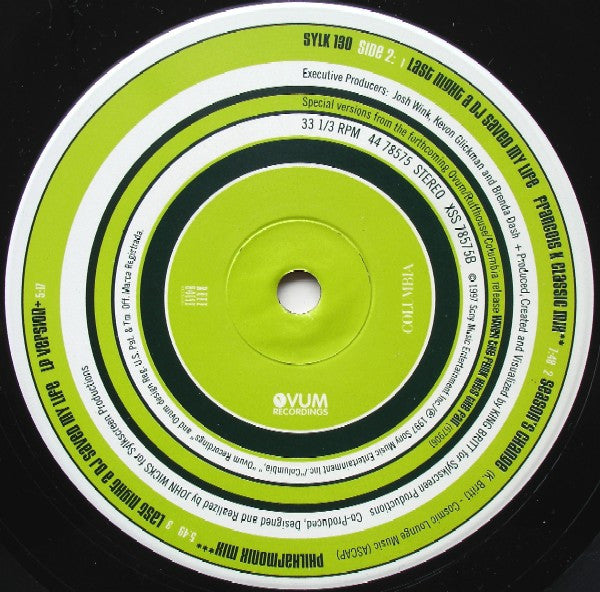 King Britt Presents Sylk 130 : Last Night A DJ Saved My Life (12")