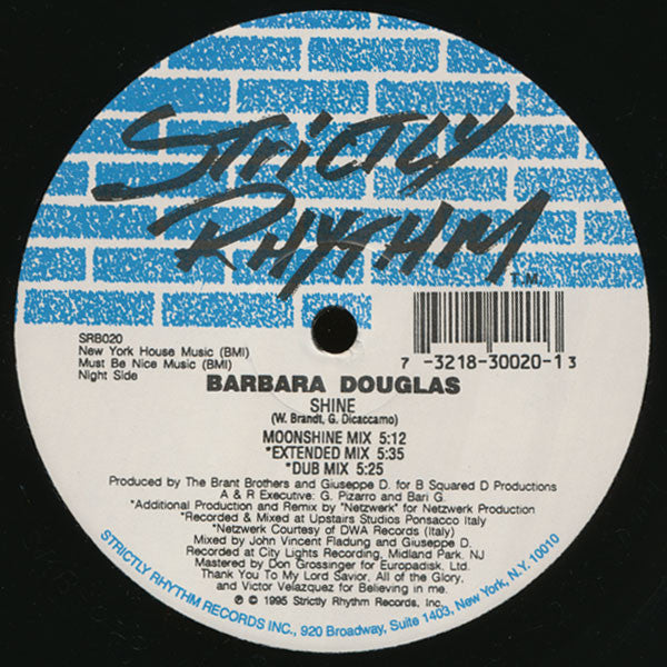 Barbara Douglas : Shine (12")