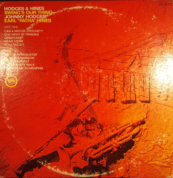 Johnny Hodges & Earl Hines : Swing's Our Thing (LP, Album, Gat)
