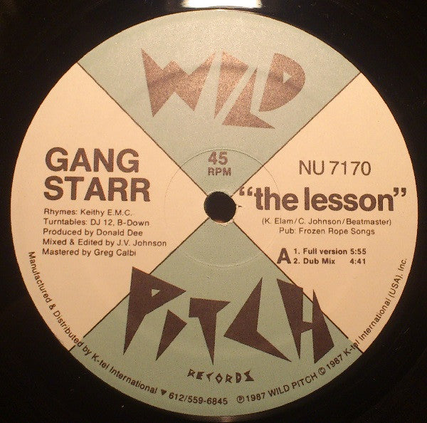 Gang Starr : The Lesson (12", RE)