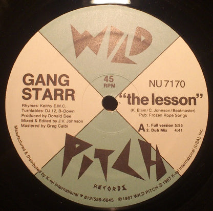 Gang Starr : The Lesson (12", RE)