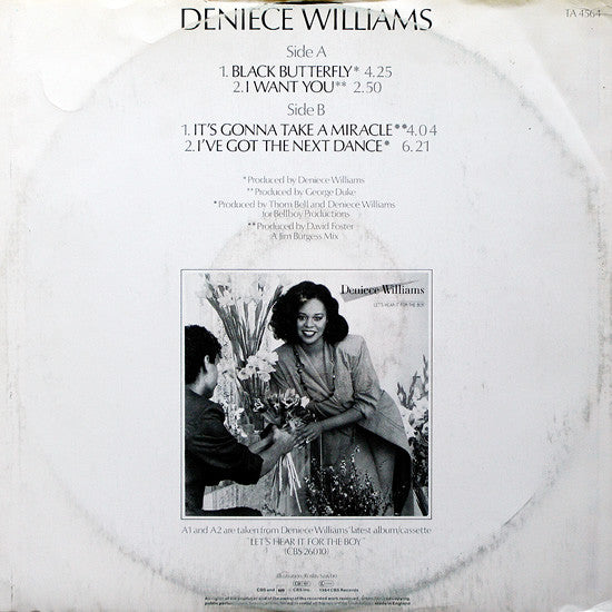 Deniece Williams : Black Butterfly (12")