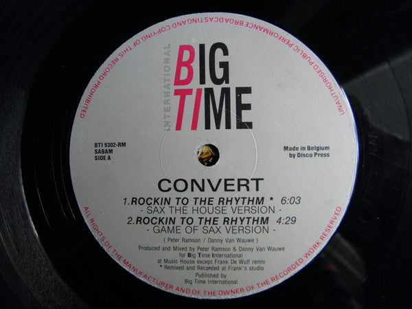 Convert : Rockin To The Rhythm (Remixed Versions) (12")