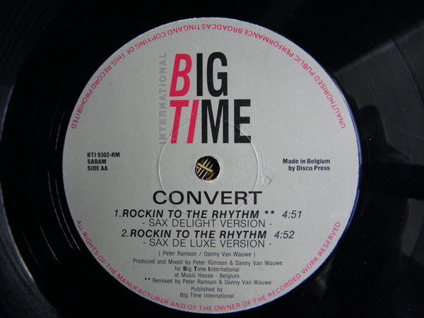 Convert : Rockin To The Rhythm (Remixed Versions) (12")