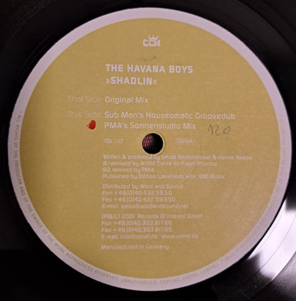 The Havana Boys : Shaolin (12")