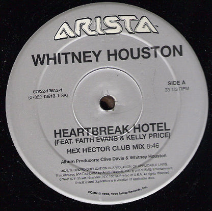 Whitney Houston Feat. Faith Evans  &  Kelly Price : Heartbreak Hotel / It's Not Right But It's Okay (The Dance Mixes) (3x12", S/Edition)