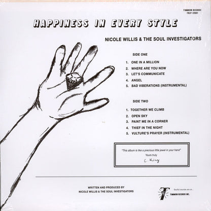 Nicole Willis & The Soul Investigators : Happiness In Every Style (LP, Album)