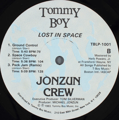 Jonzun Crew* : Lost In Space (LP, Album)