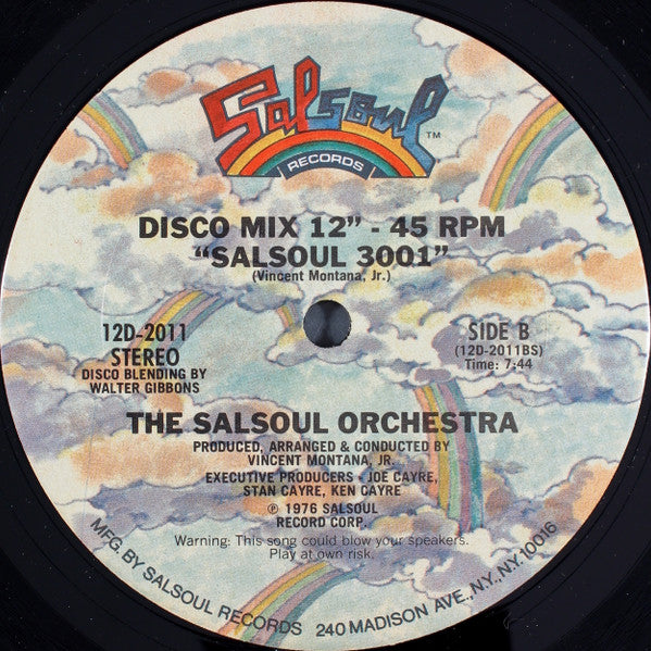 The Salsoul Orchestra : Nice 'N' Naasty (12", Pit)