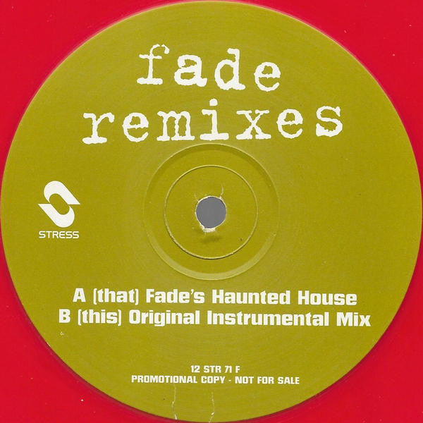 Chris & James Feat. Sally Rodgers : Ghosts (Fade Remixes) (12", Promo, Red)