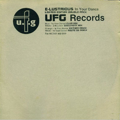 E-Lustrious : In Your Dance (2x12", Ltd)