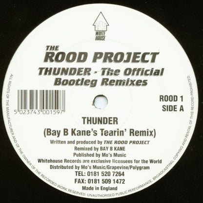 The Rood Project : Thunder - The Official Bootleg Remixes (12")