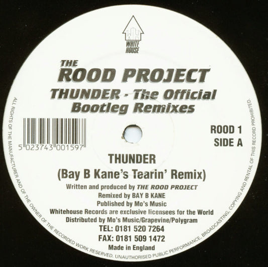 The Rood Project : Thunder - The Official Bootleg Remixes (12")