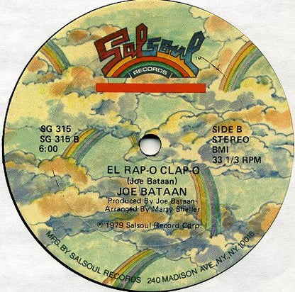 Joe Bataan : Rap-O Clap-O (12", Single, Gol)