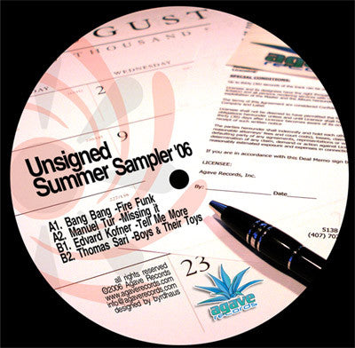 Various : Unsigned Summer Sampler '06 (12")