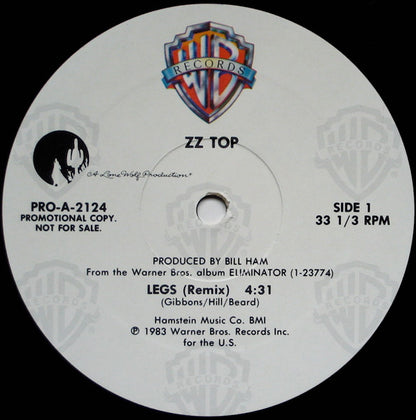 ZZ Top : Legs (12", Promo)