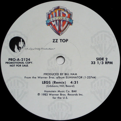 ZZ Top : Legs (12", Promo)