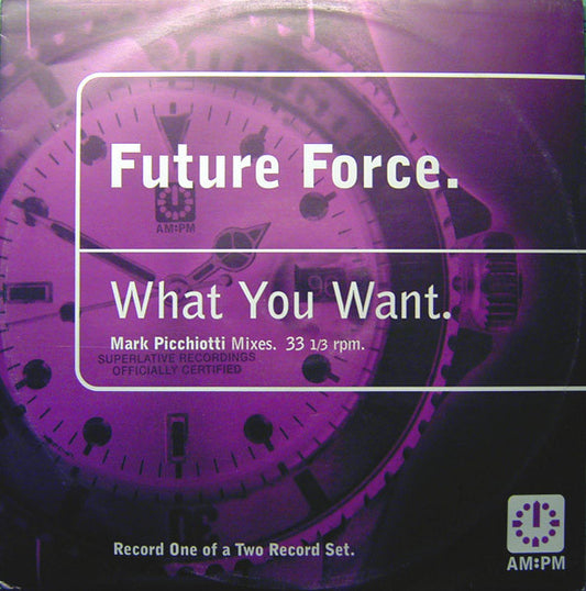 Future Force : What You Want (Mark Picchiotti Mixes) (12", One)