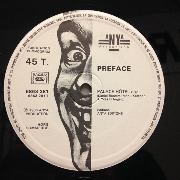 Preface : Palace Hôtel (12", Maxi, Promo)