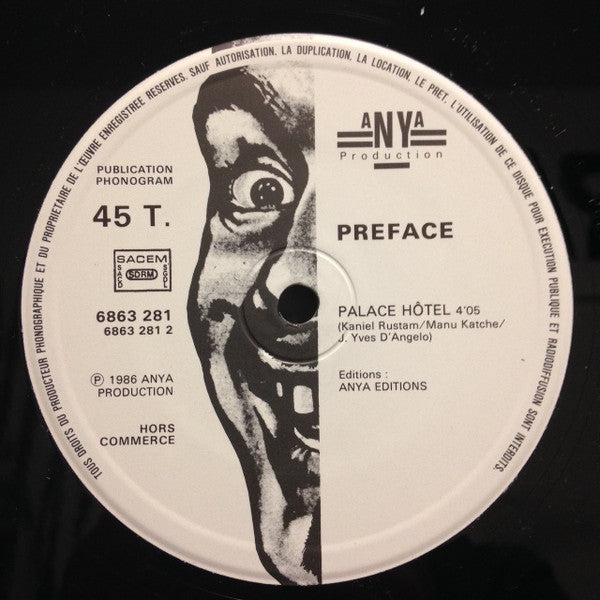 Preface : Palace Hôtel (12", Maxi, Promo)
