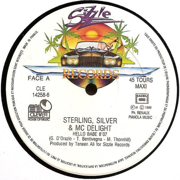 Sterling Silver & Mac Delight : Hello Babe (12", Maxi)